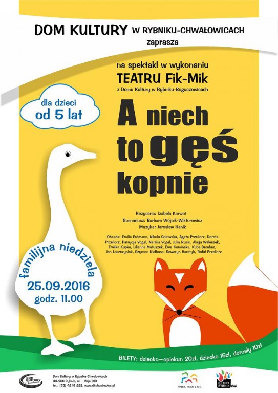 A niech to Gęś kopnie - plakat