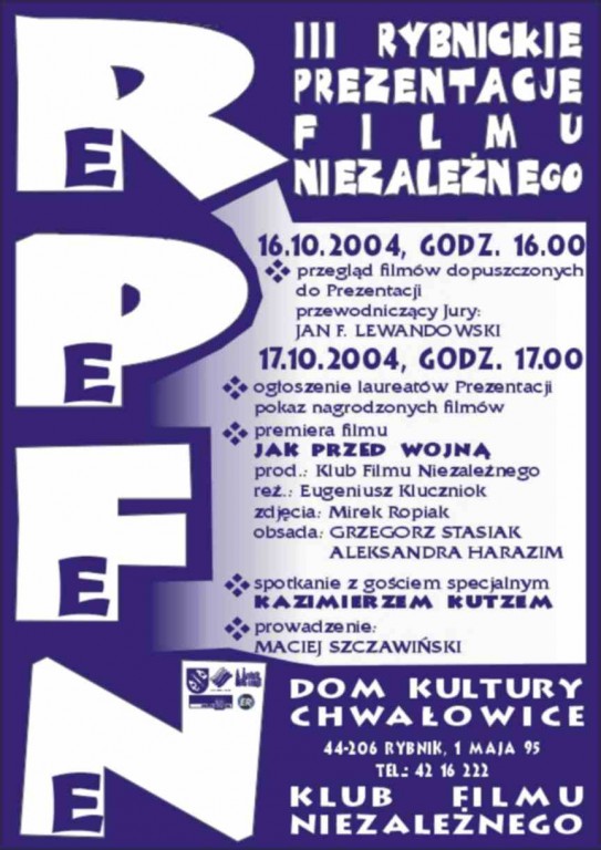 plakat III RePeFeNe 2004