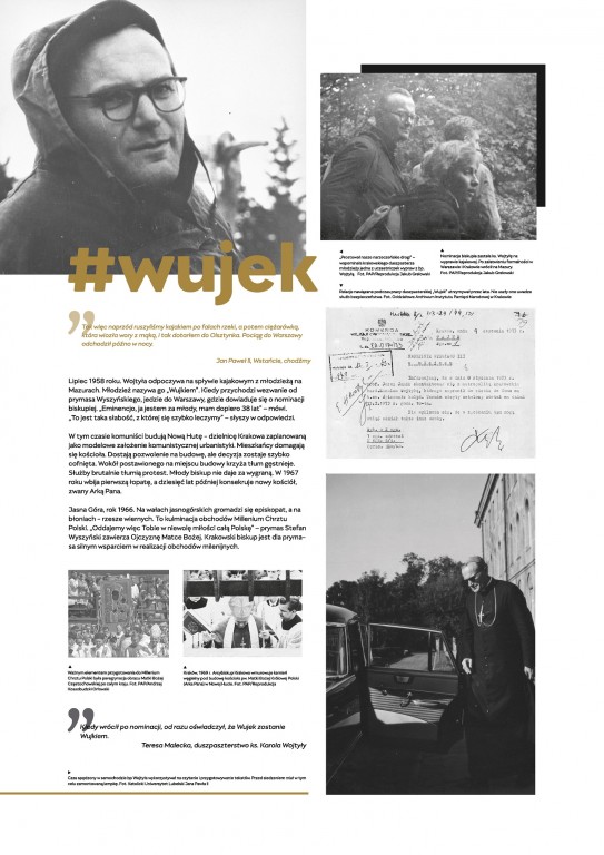 Plakat Karol Wojtyła Wujek