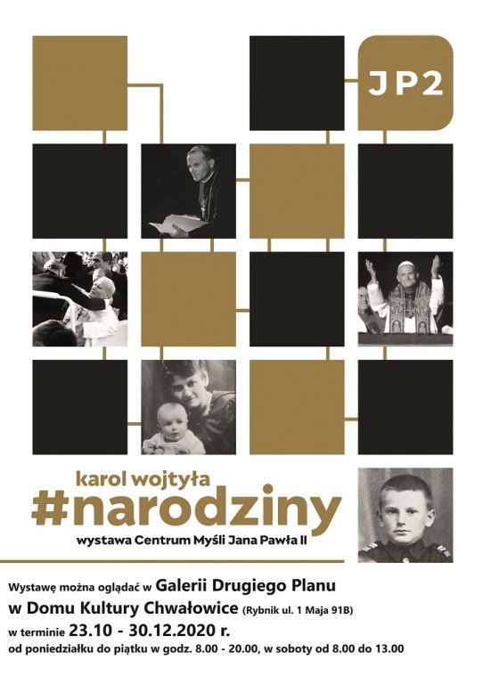 Plakat promocyjny Jan Paweł 2 narodziny