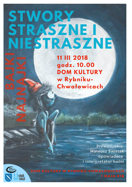 Plakat Bajki Najnajki 'Stwory straszne i niestraszne'