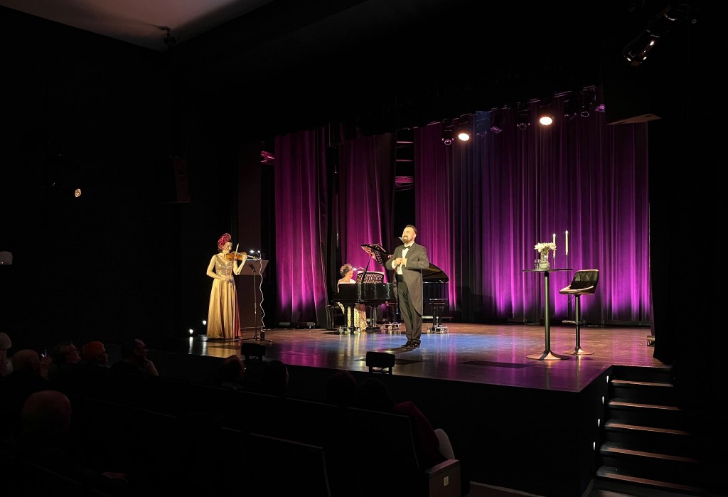 występ sceniczny, koncert w konwencji operetki