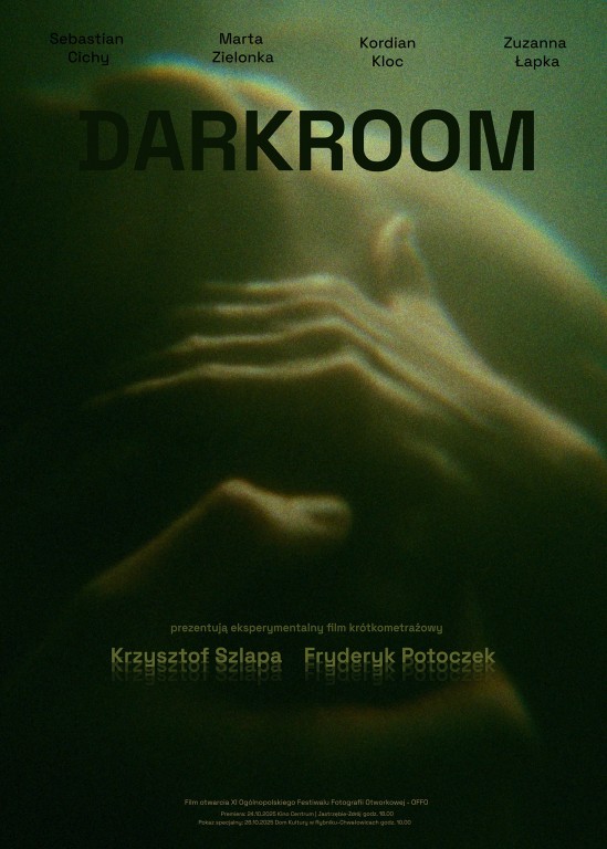 plakat promujący film krótkometrażowy darkroom