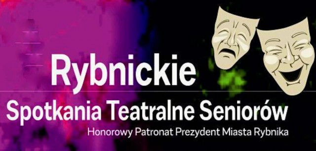 Banner Rybnickich Spotkań Teatralnych Seniorów