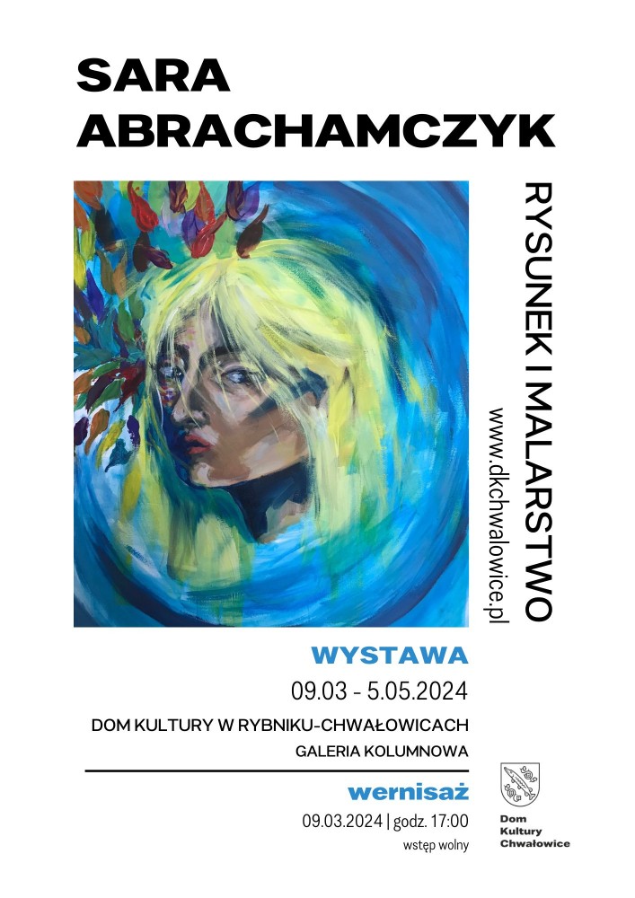 plakat wystawa i wernisaż Sary Abrachamczyk