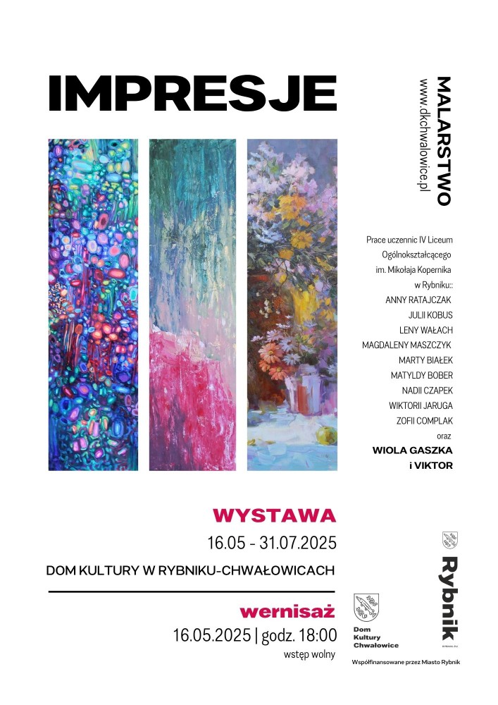 plakat, wystawa impresje,
